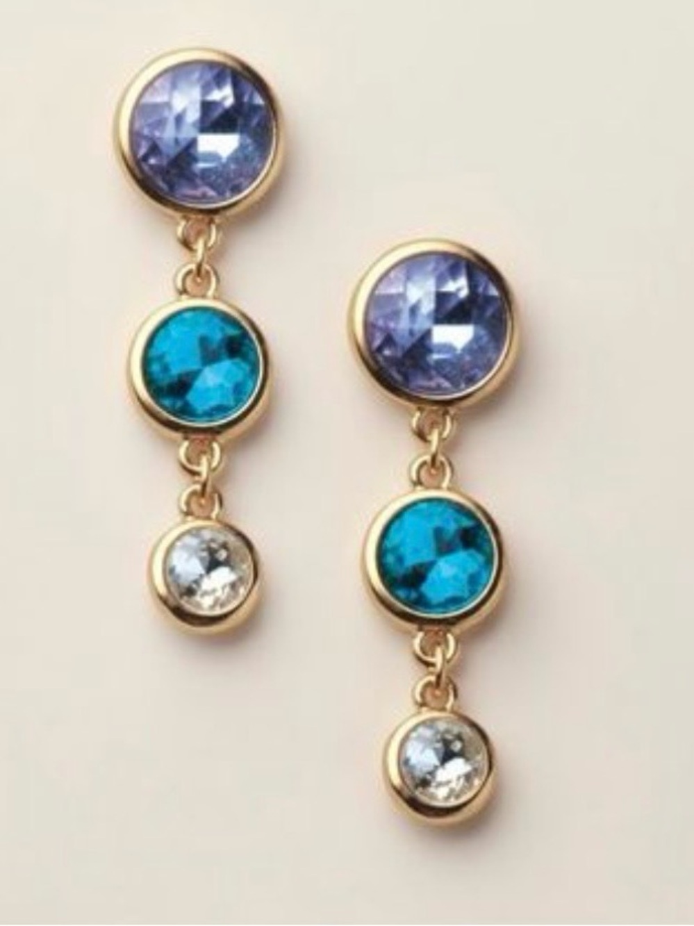 NWT Avon Studio 1886 Spring Shower Drop Earrings. Pretty!